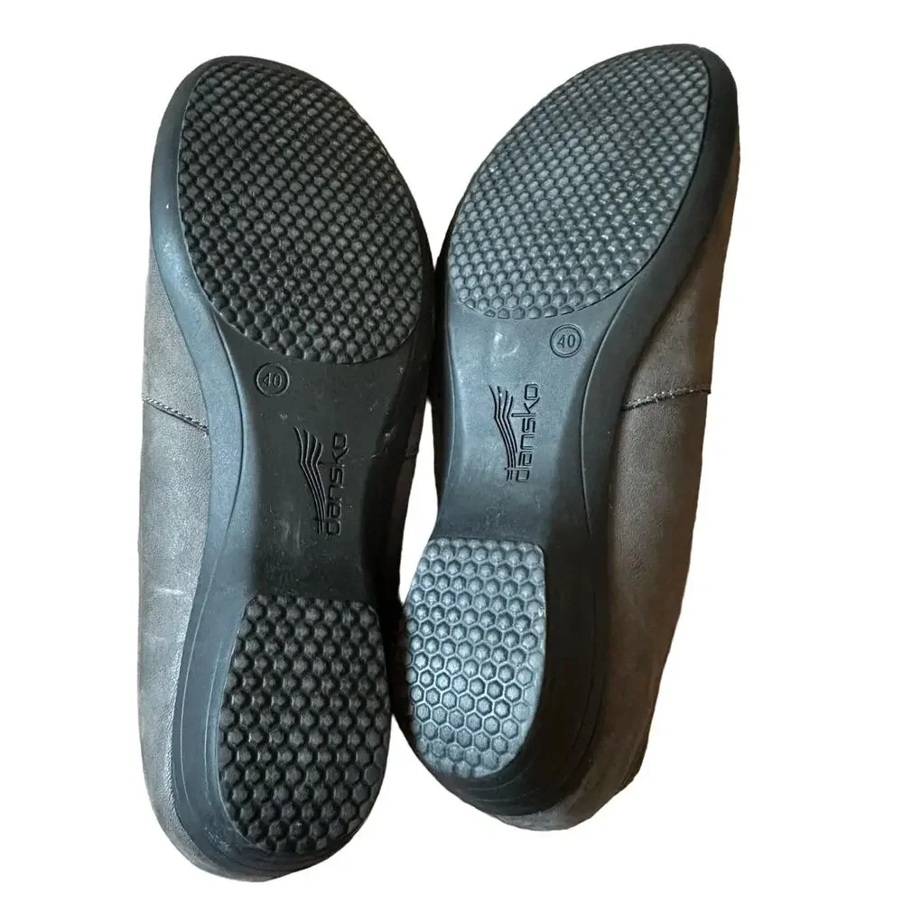 Dansko | Size 9.5 Euro 40 Fifi Ankle Grey Burnished Nubuck